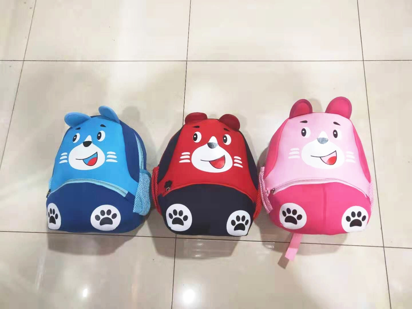 Diving material, puppy backpack, pirate children's backpack, dinosaur cartoon schoolbag, owl student schoolbag