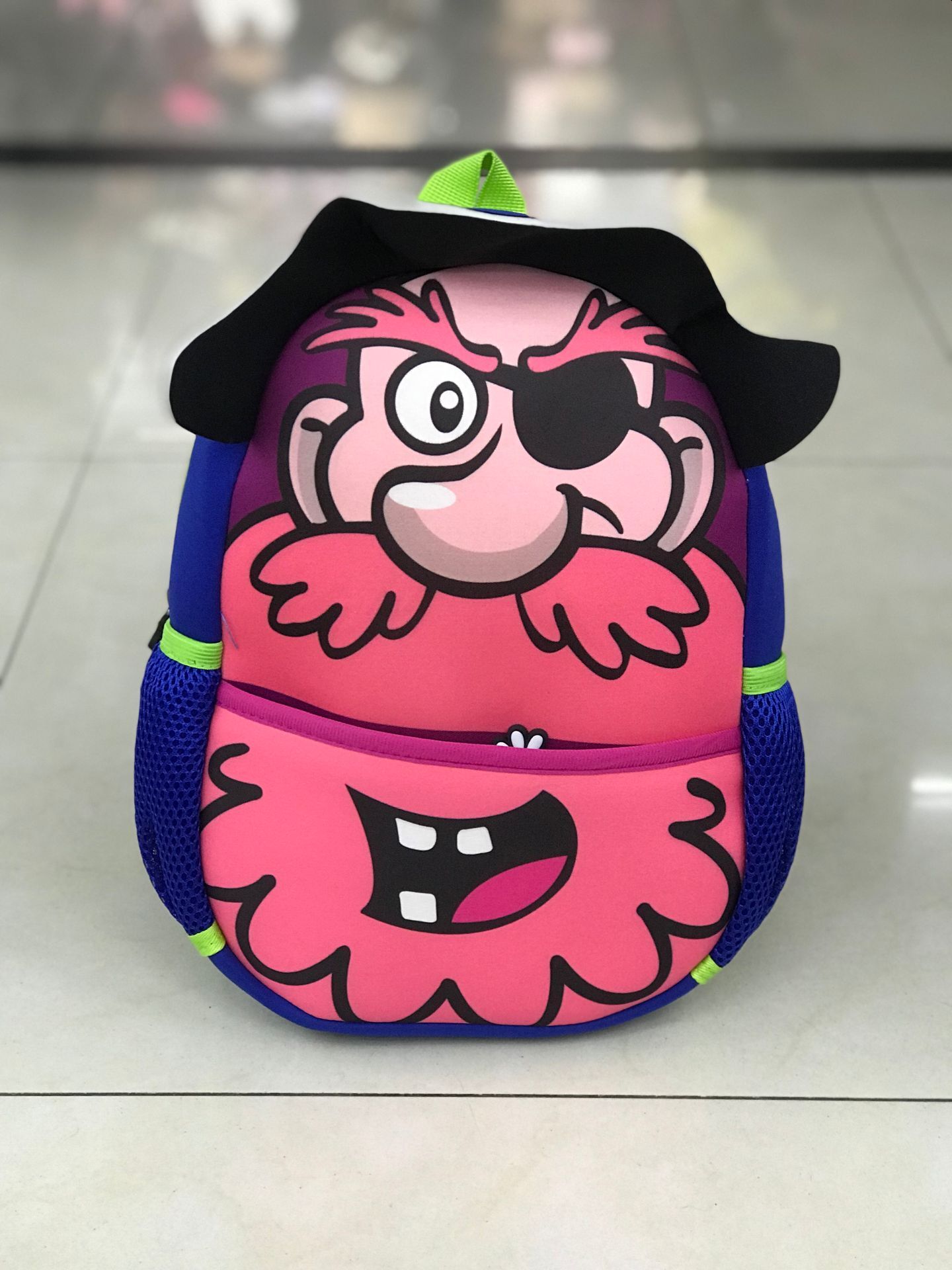 Diving material, puppy backpack, pirate children's backpack, dinosaur cartoon schoolbag, owl student schoolbag Specification image