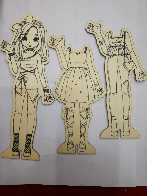 厂家供应木片女娃