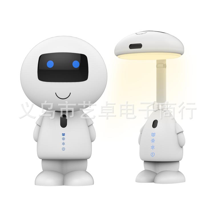 义乌好货 机器人智能语音LED护眼台灯 儿童视力矫正矫姿台灯产品图