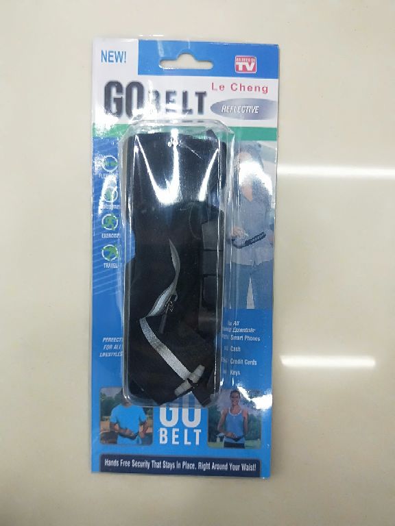GO BELT户外运动背袋腰包手机防潮简约徒步便携防水腰带拉