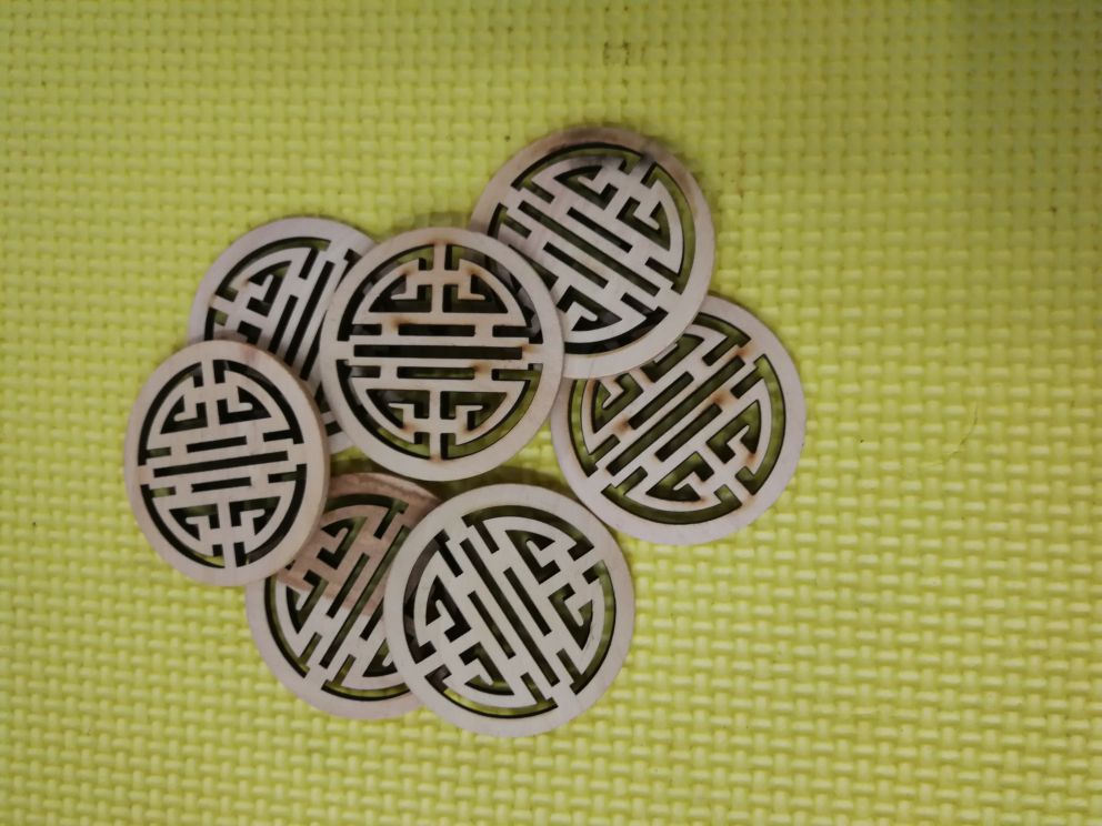 厂家供应耳环喜字形细节图