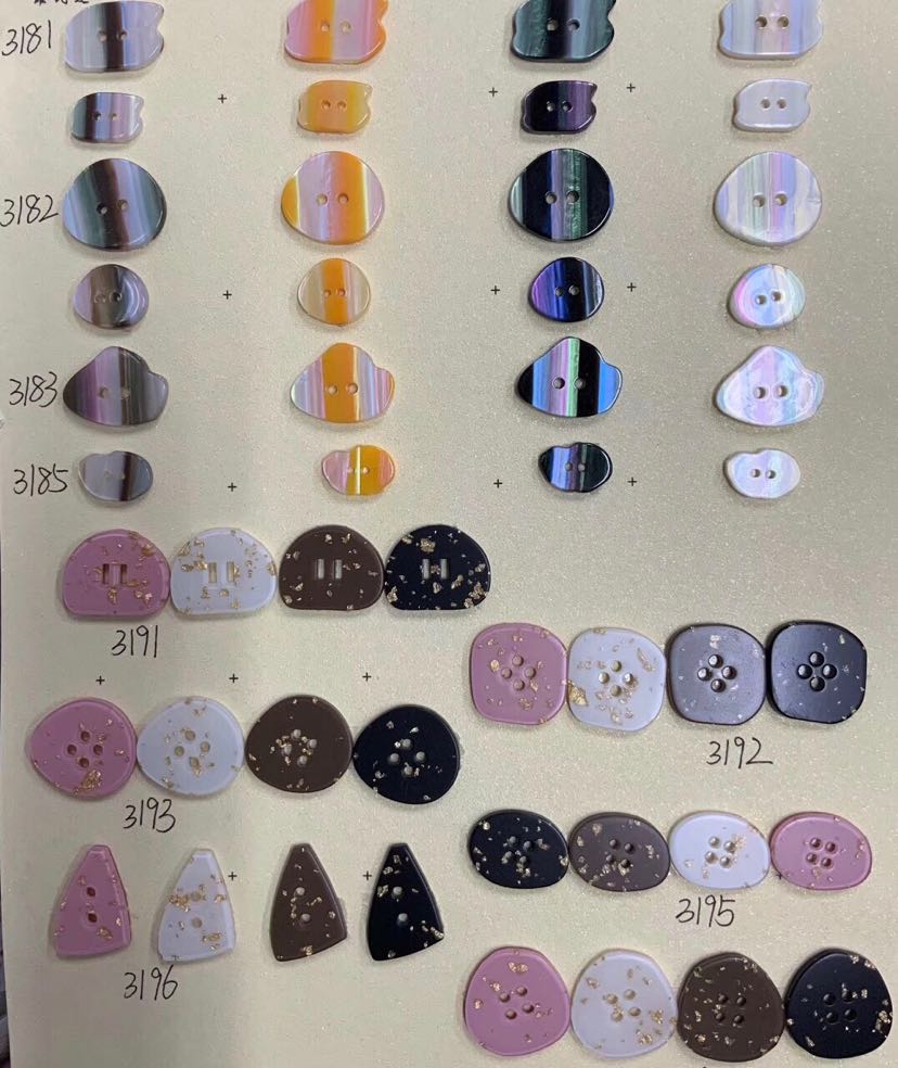 各种树脂异形钮扣