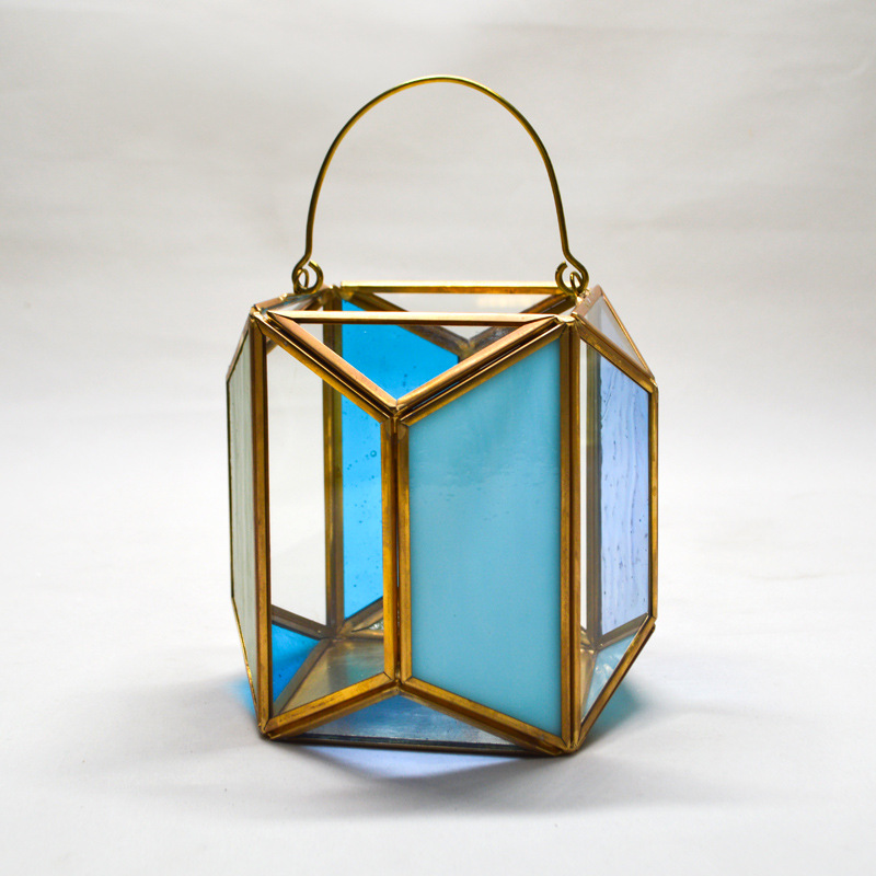 European candles lampshade candlestick lantern creative home portable