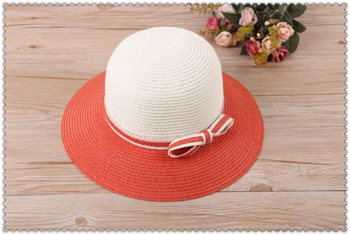 新款韩版时尚休闲女士盆帽草帽渔夫帽潮亲子帽细节图