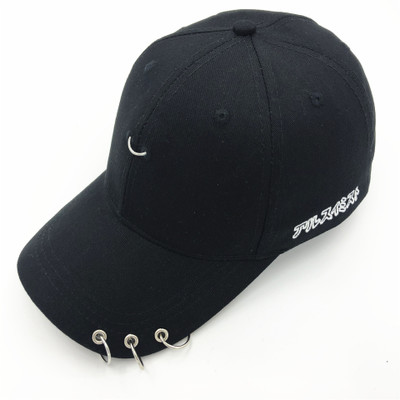 New Korean-style nose embroidery Korean hat, personalized ring baseball cap, baseball cap, fashionable advertisement men's and women's sun hat