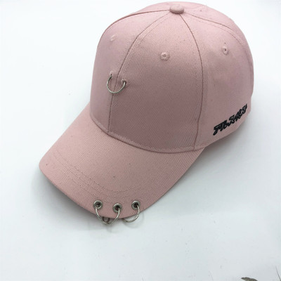 New Korean-style nose embroidery Korean hat, personalized ring baseball cap, baseball cap, fashionable advertisement men's and women's sun hat Application Scenario