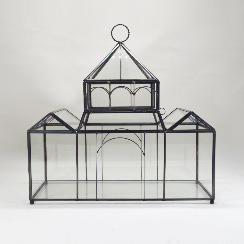 经典欧式大教堂玻璃花房 微景观室内玻璃种植