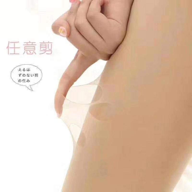 丝袜女春秋夏季超薄款防勾丝透明隐形肉色网红菠萝袜子长筒连裤袜产品图