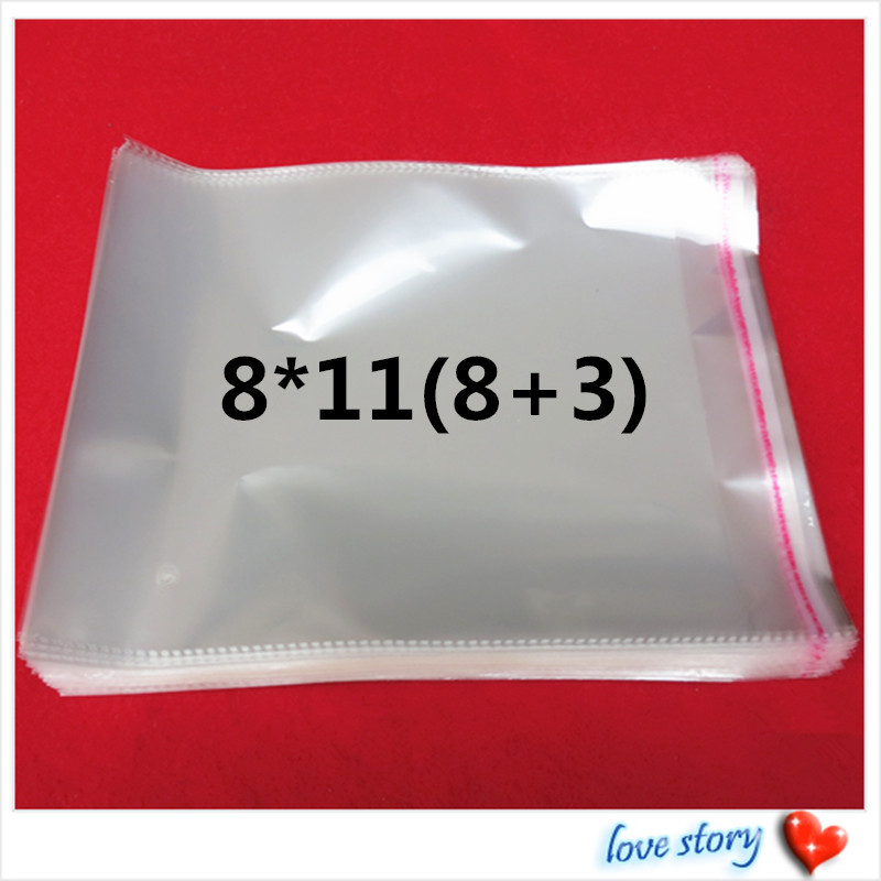 opp不干胶自粘袋8*11 饰品袋 玩具袋 厂家直销 现货 可定制 包邮