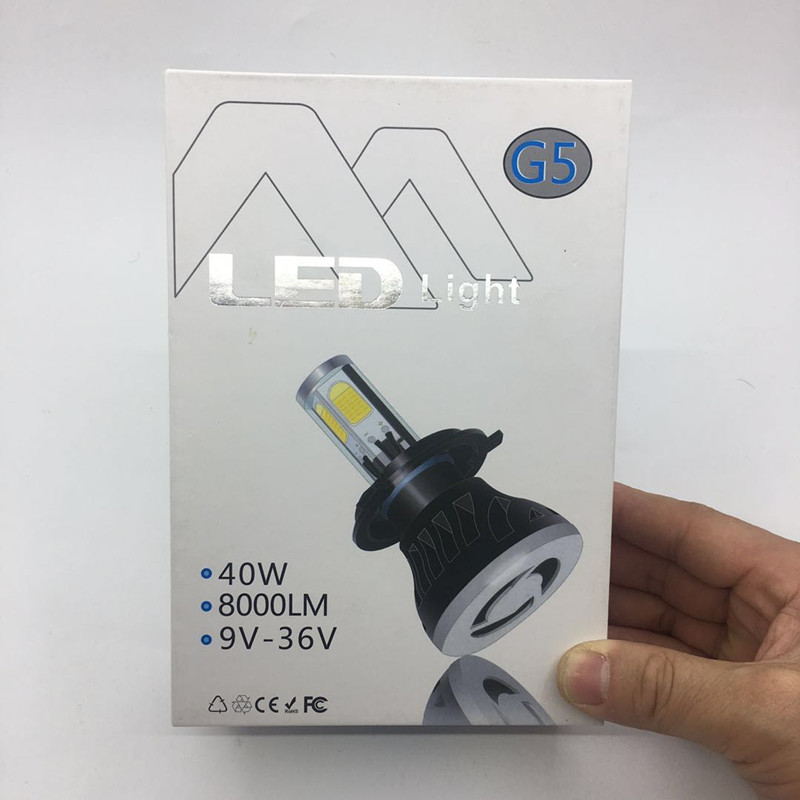 Automotive led headlights, ultra-bright 40W high beams, G5 headlights, 360-degree lighting modified lamps, export version Application Scenario