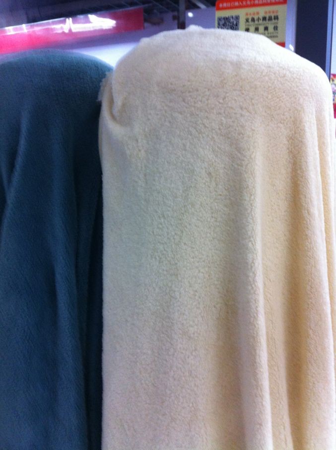 Knit cotton velvet Arctic cotton velvet