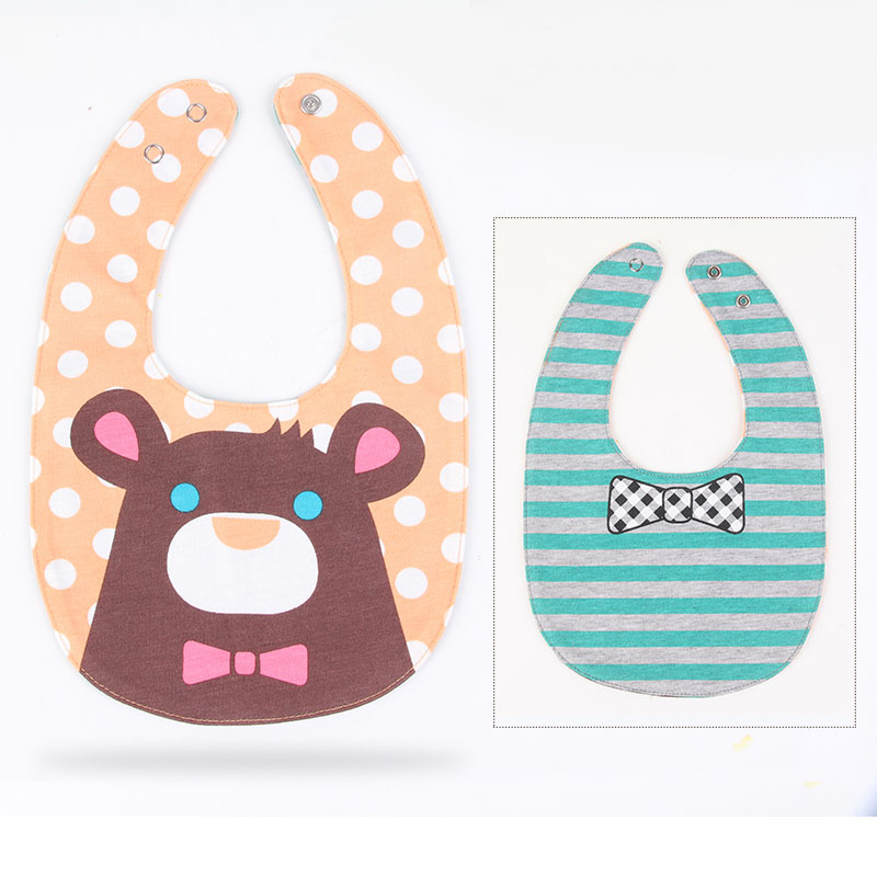 Shirley baby bib with two sides