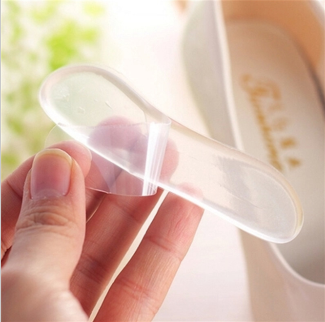 男女鞋水晶前脚掌半码垫隐形透明防滑后脚贴后跟帖防磨脚硅胶高跟产品图