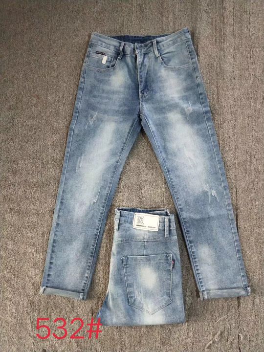 n11 new stretch ripped men's jeans burst nine points has been on the bulk