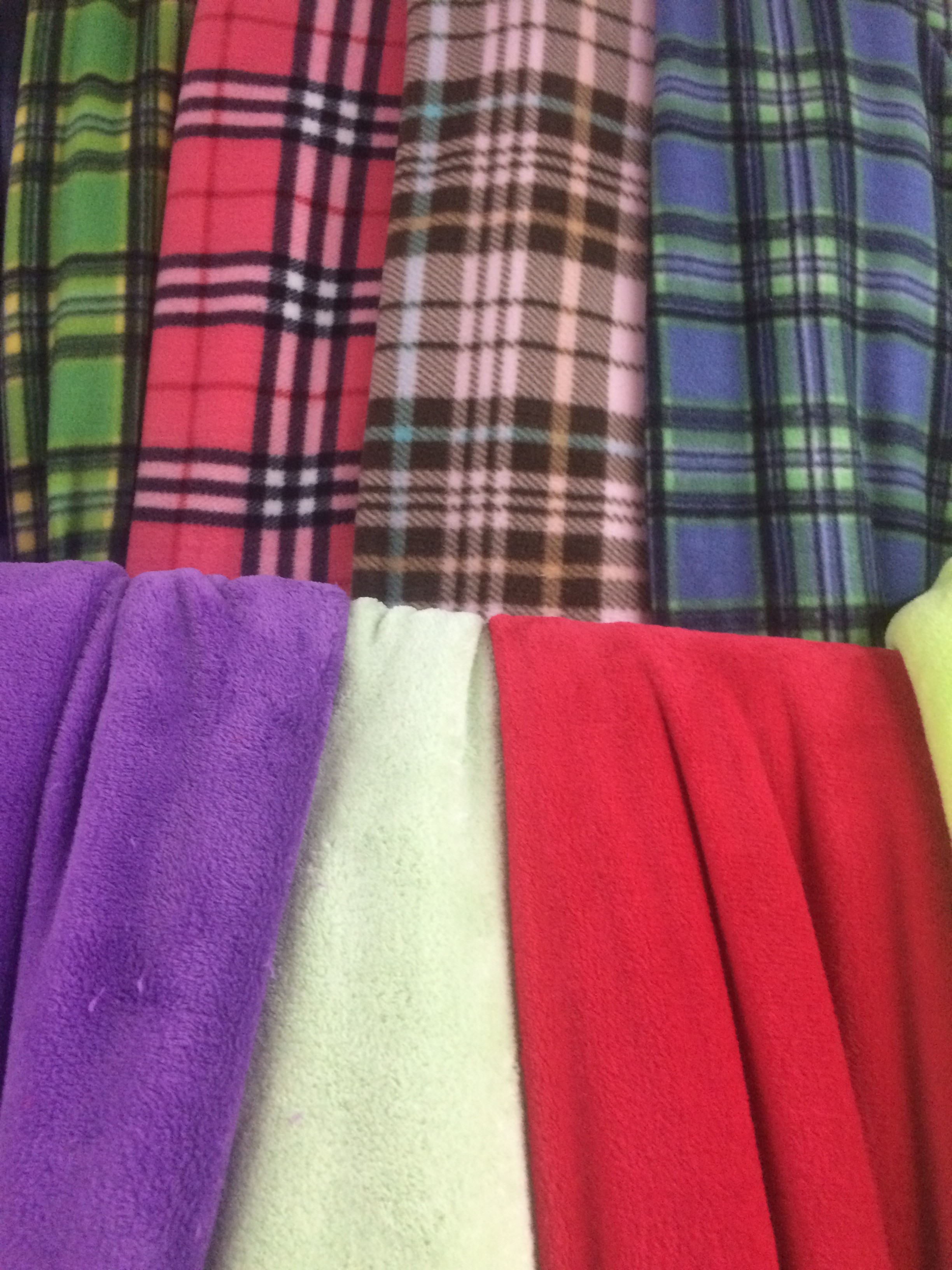 Knitted fabric, polar fleece, printed polar fleece