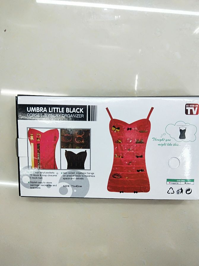 Jewelry organizer吊带首饰收纳袋无纺布饰品挂