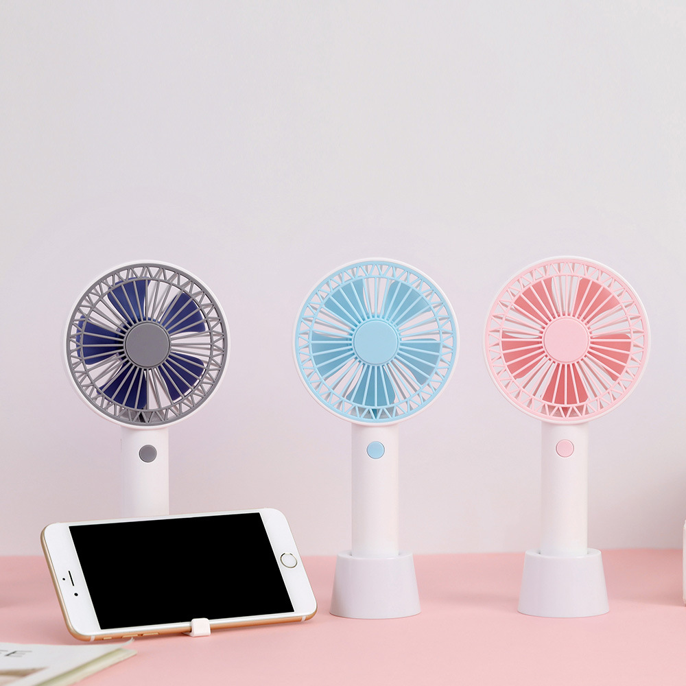迷你花边风扇 USB可充电手持便携小风扇 桌面大风力小风扇产品图