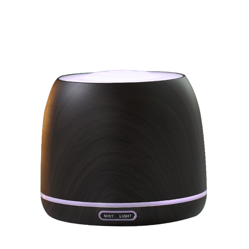 Wood grain aromatherapy machine Ultrasonic home creative atmosphere Night light Aromatherapy machine humidifier