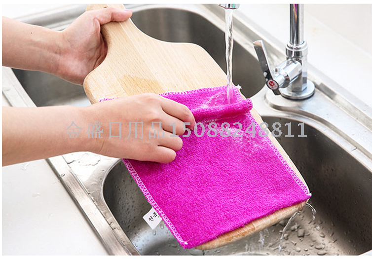 抹布、百洁布、洗碗巾实物图