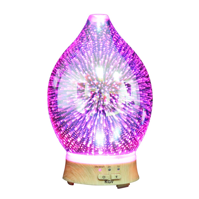 Household mute 3D glass scented machine humidifier Bedroom spray machine office
