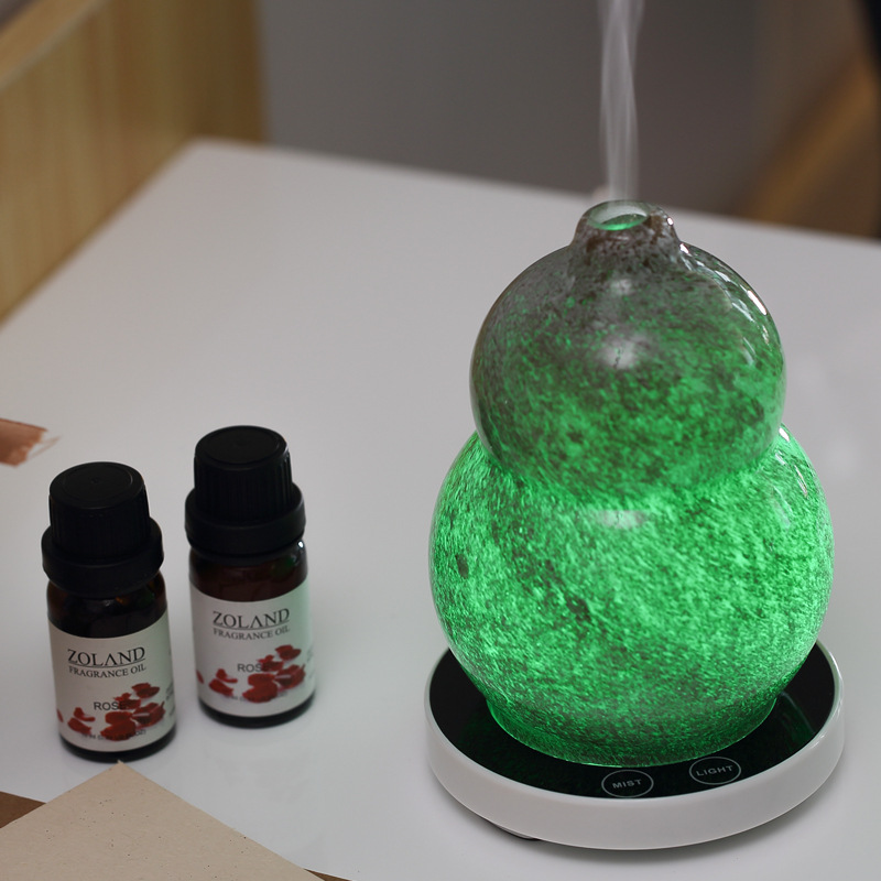 爆款七彩云石超声波香薰机加湿器家用 小型迷你香炉