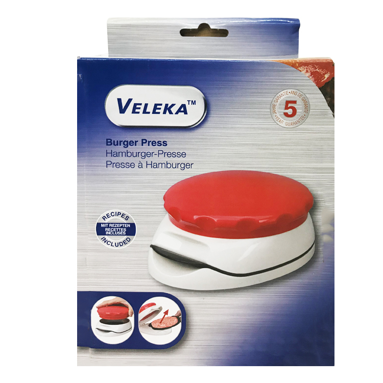 Kitchen gadgets: VELEKA hamburger meat press, hamburger Patty press, handheld hamburger meat press, vegetable cutter Application Scenario