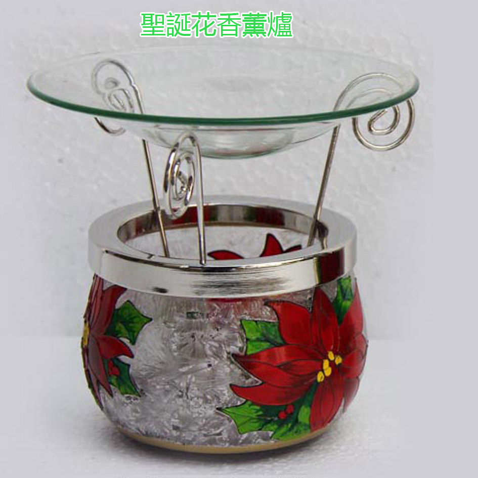 Stained glass incense lamp Incense burner Stained glass candlestick spice burner