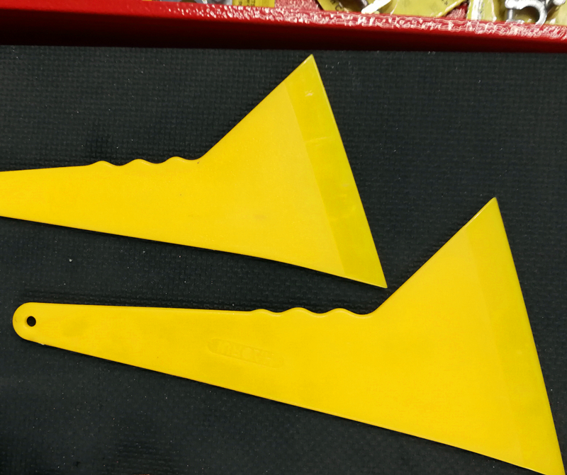 Car film application tool, sun film, ox rib scraper set, triangular large scraper steel