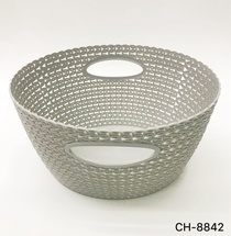 Large oval fruit and vegetable basket thickened plastic oval basket watermelon basket fruit and vegetable basket table storage basket