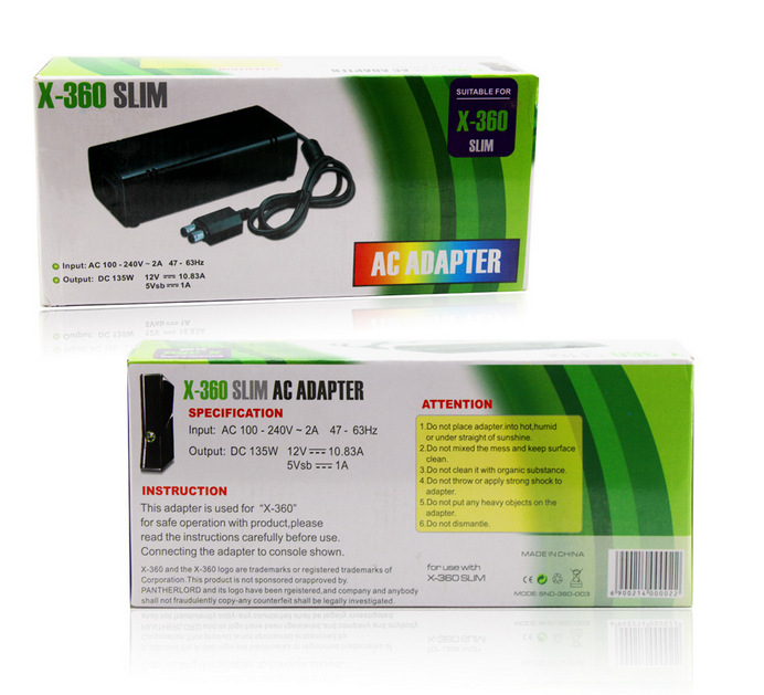 XBOX360 SLIM 薄机电源 火牛 XBOX360 SLIM 火牛充电器