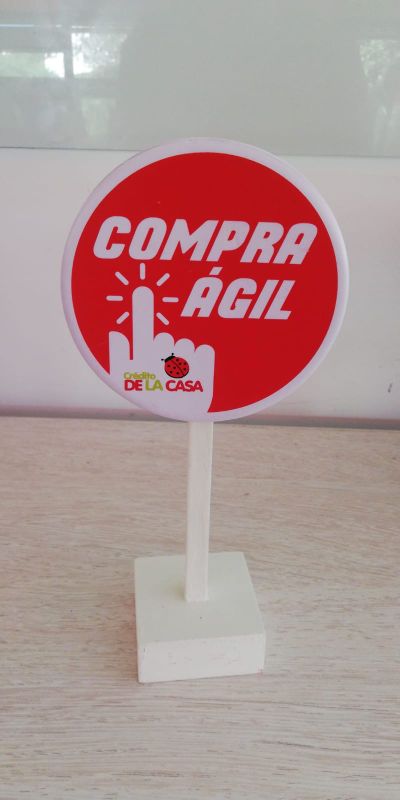 Nameplate, table sign, signboard