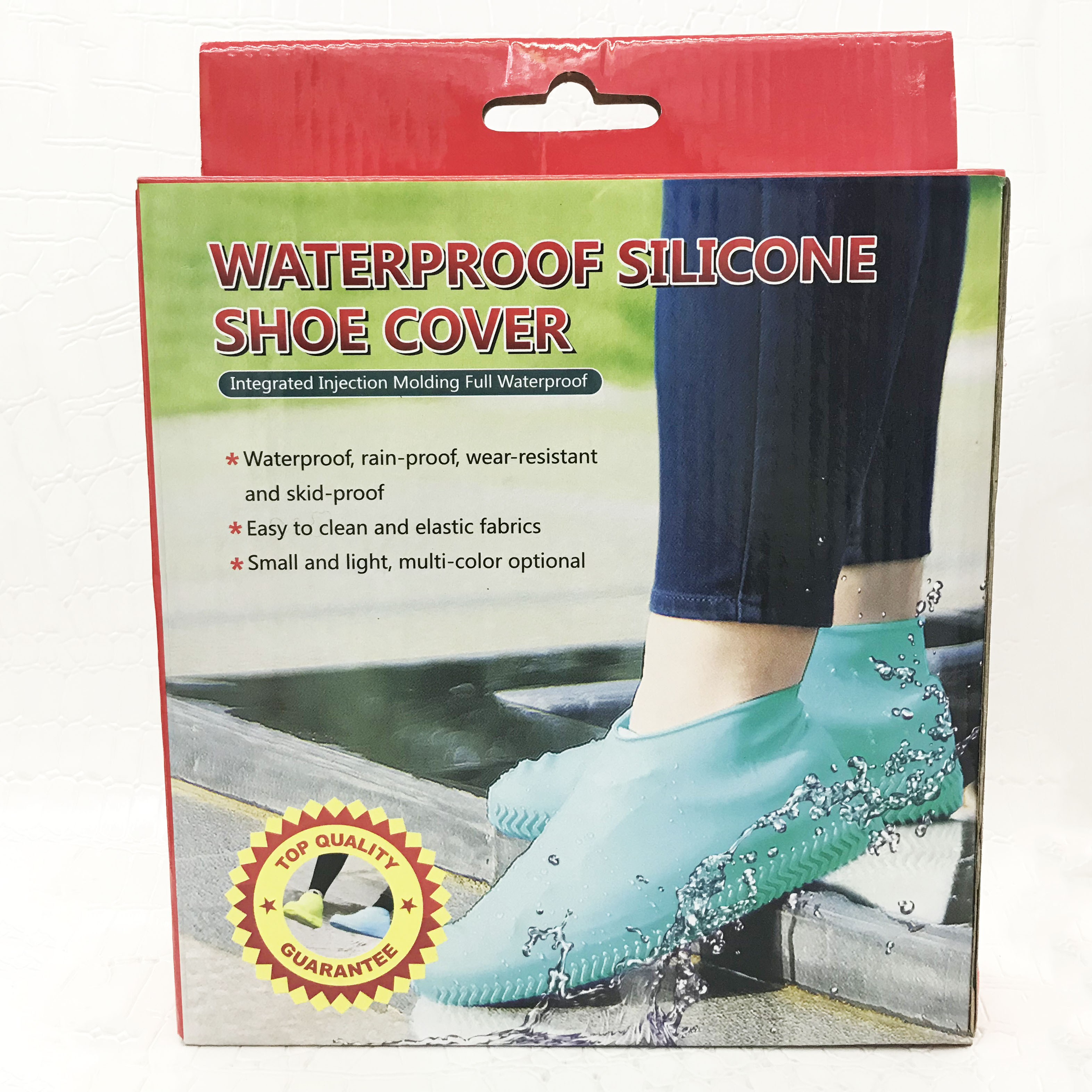 防雨鞋套实物图