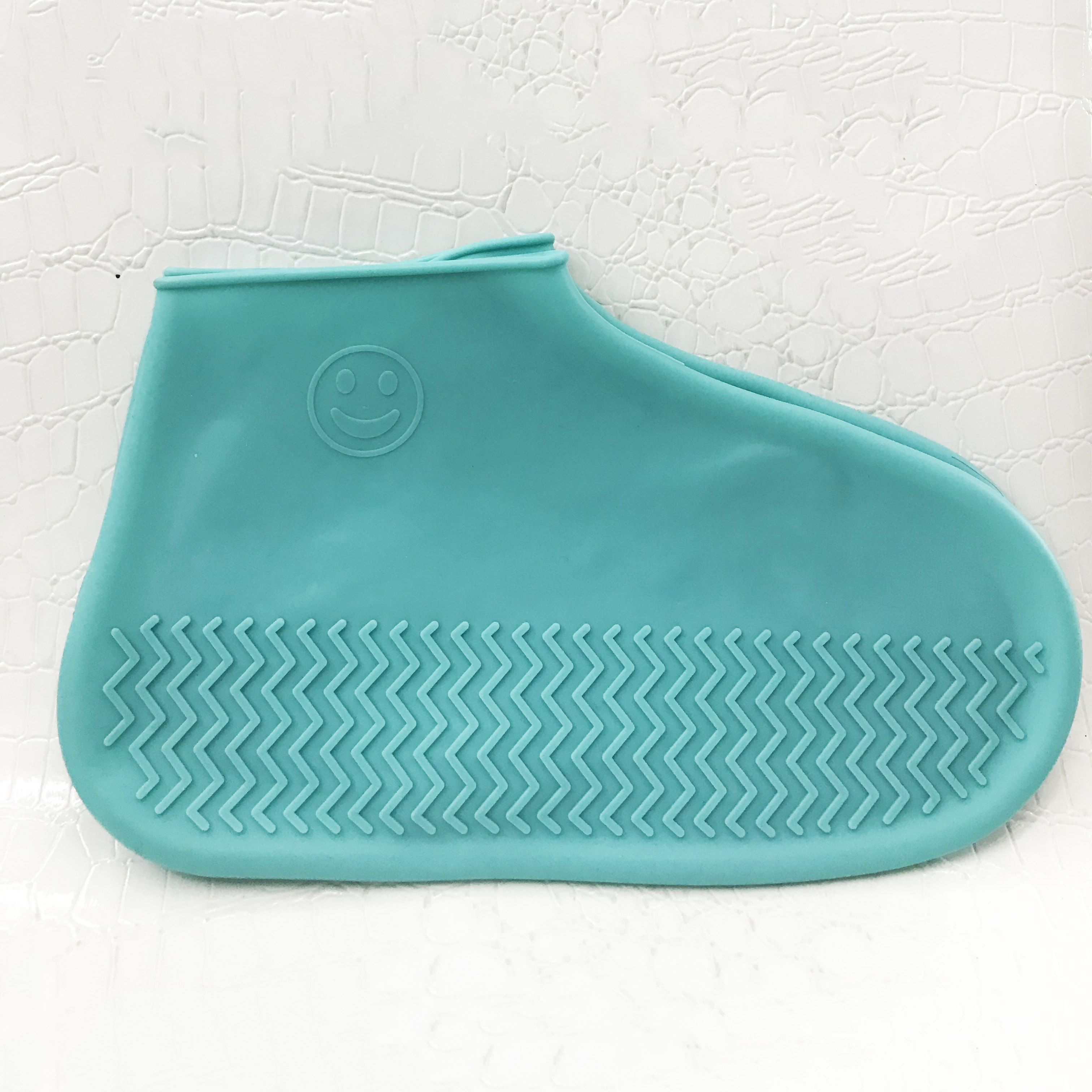 新款 户外雨天防水鞋套防雨防滑加厚耐磨 防水硅胶鞋套细节图