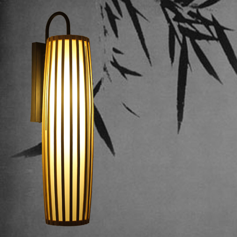 New Chinese Zen wall lamp Southeast Asian style restaurant lighting teahouse club
