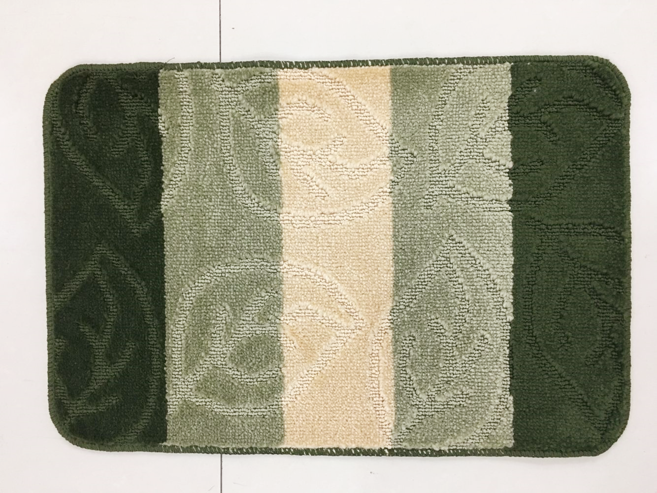 Latex base twisted embossed floor mat, anti-slip foot mat, twisted mat, polypropylene embossed door mat, water-absorbing floor mat Specification drawing