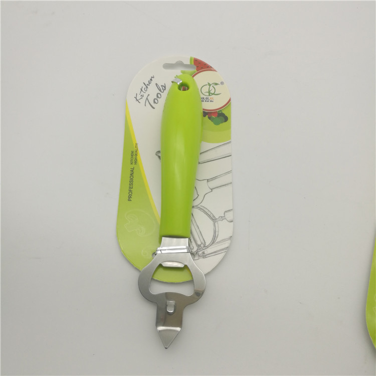 Stainless Steel Can Opener With Plastic Handle Beer Opener And Soda Extractor Core Extractor One Line Soda Extractor details Picture