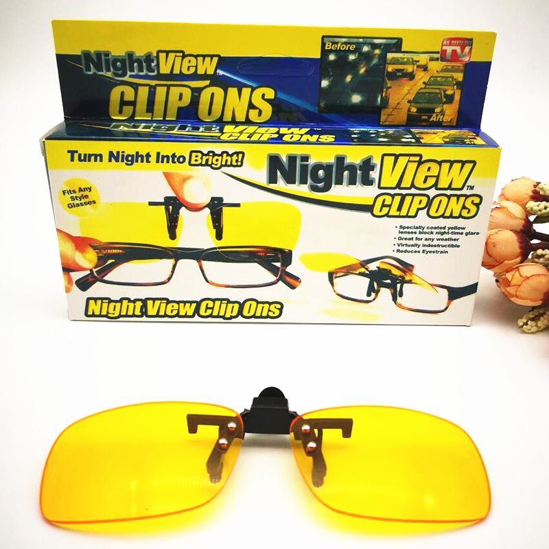 Sunshade Glasses Clip Anti-Glare Sunglasses Clip Ultra-Light Night Goggles-Comfortable Wear Demonstration