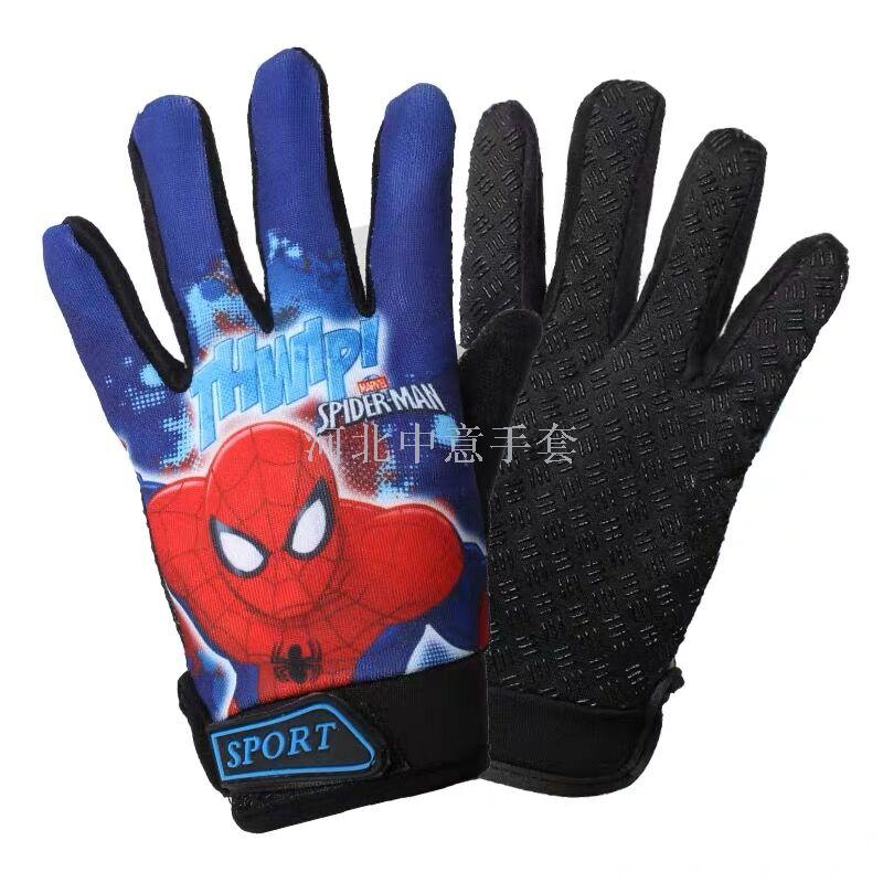 Gloves Manufacturers New Children's Sports Gloves Outdoor Cycling Breathable Non-Slip Bicycle Men And Women Children Full Finger Gloves Specification drawing