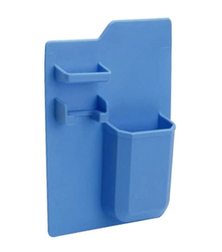 Creative home multi-functional toothbrush holder, bathroom seamless wall-absorbing silicone toothbrush holder and toothbrush seat Specification image
