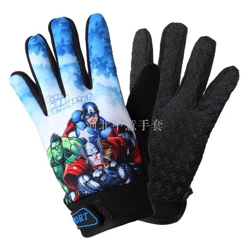 Gloves Manufacturers New Children's Sports Gloves Outdoor Cycling Breathable Non-Slip Bicycle Men And Women Children Full Finger Gloves Application Scenario