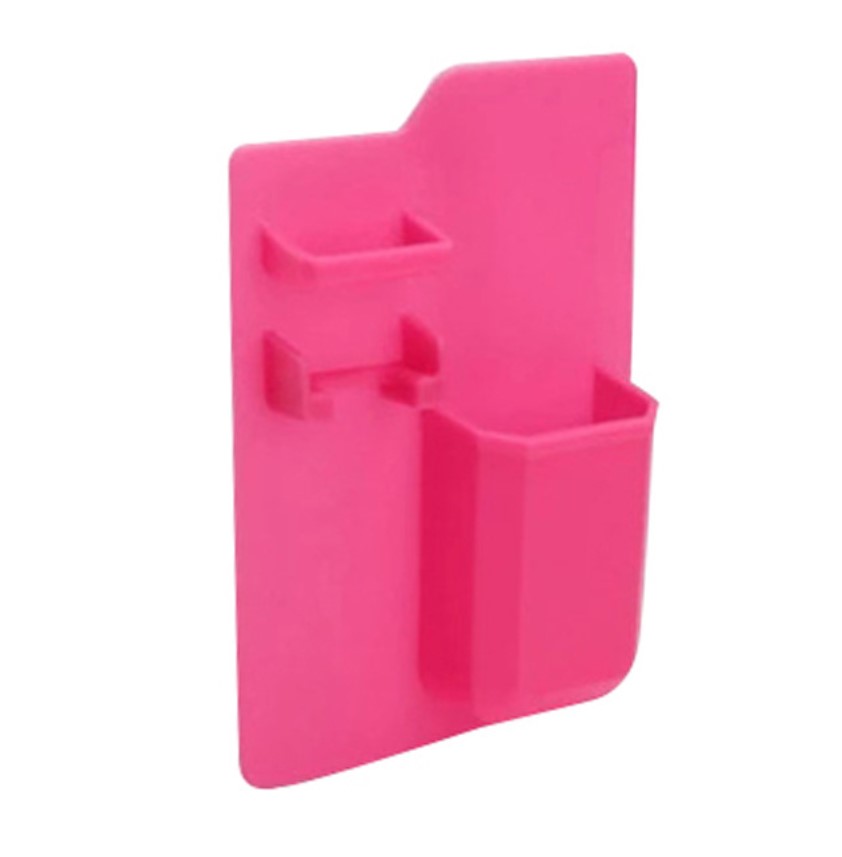 Creative home multi-functional toothbrush holder, bathroom seamless wall-absorbing silicone toothbrush holder and toothbrush seat Application Scenario