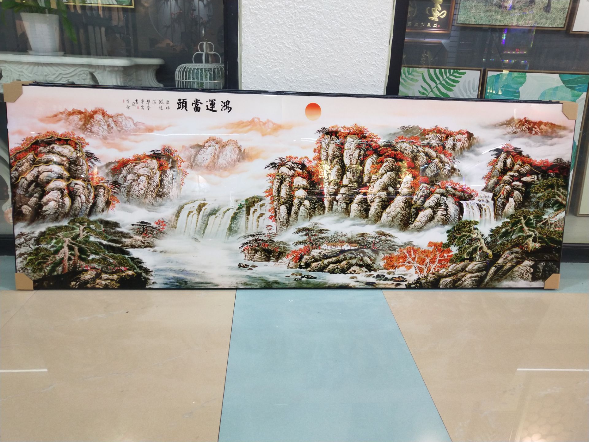 High-definition porcelain enamel painting, gilding painting, porcelain enamel with diamonds, gilding with diamonds