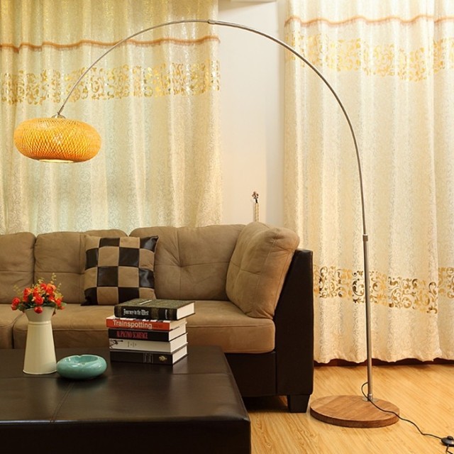 Creative American country fishing lights living room club fashion floor lights