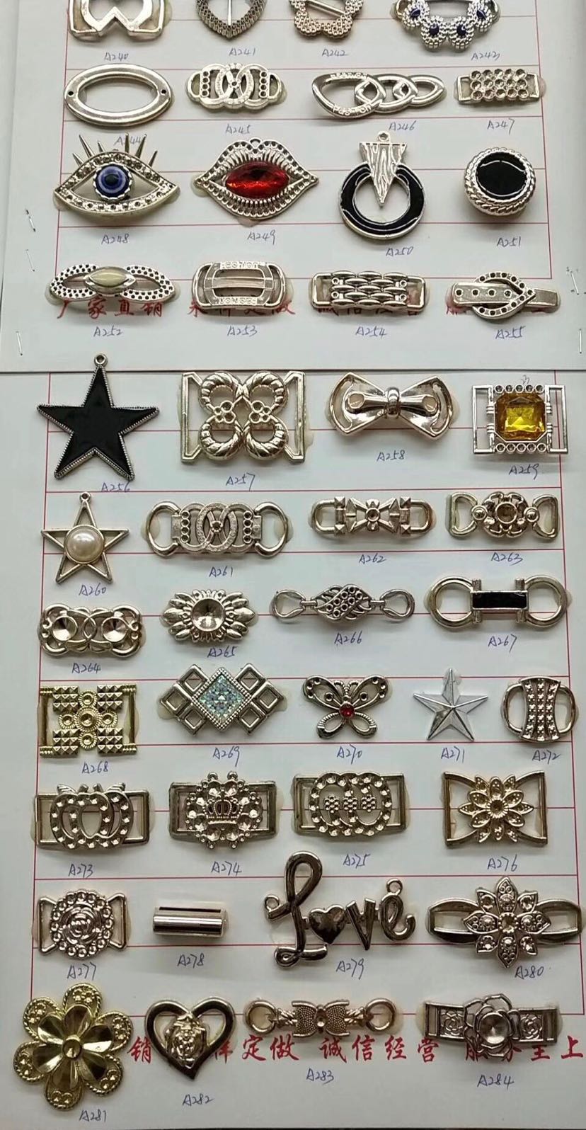 其他发饰实物图