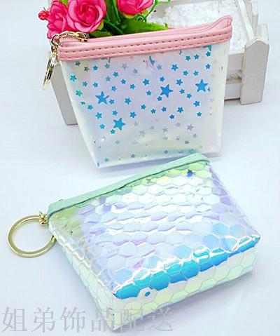 10元多元店流行迷彩时尚钱包 卡包 手提包 拉包细节图