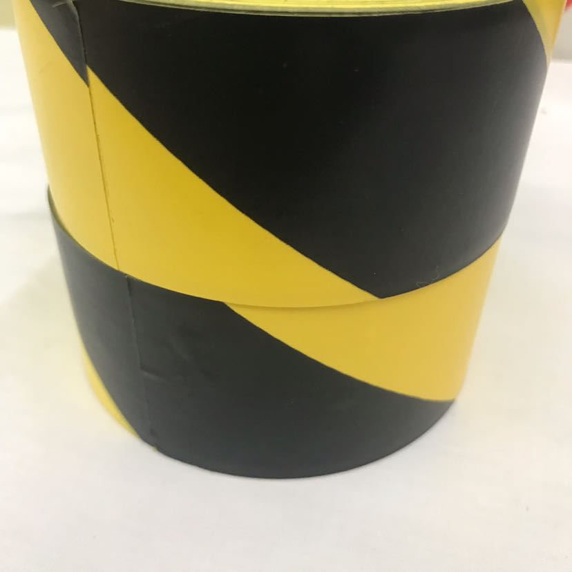 警示胶带黄黑安全地面车间标贴消防警戒隔离划线地板斑马线胶