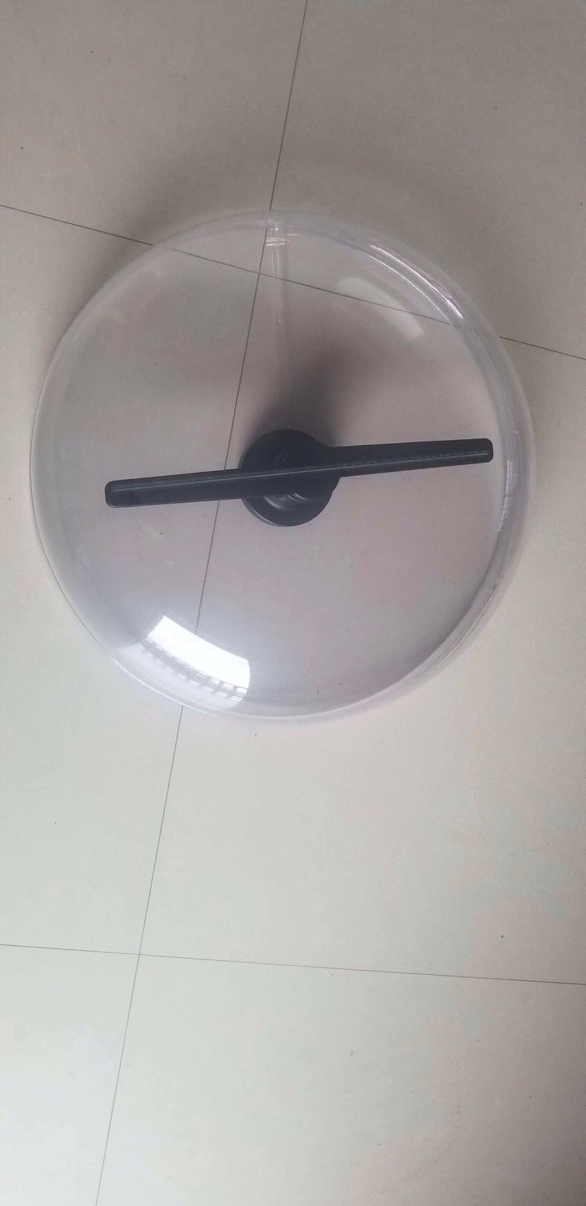 43厘米高清手机Wi-Fi发送3d风扇灯 3d 全息风扇 3d 立体成像灯