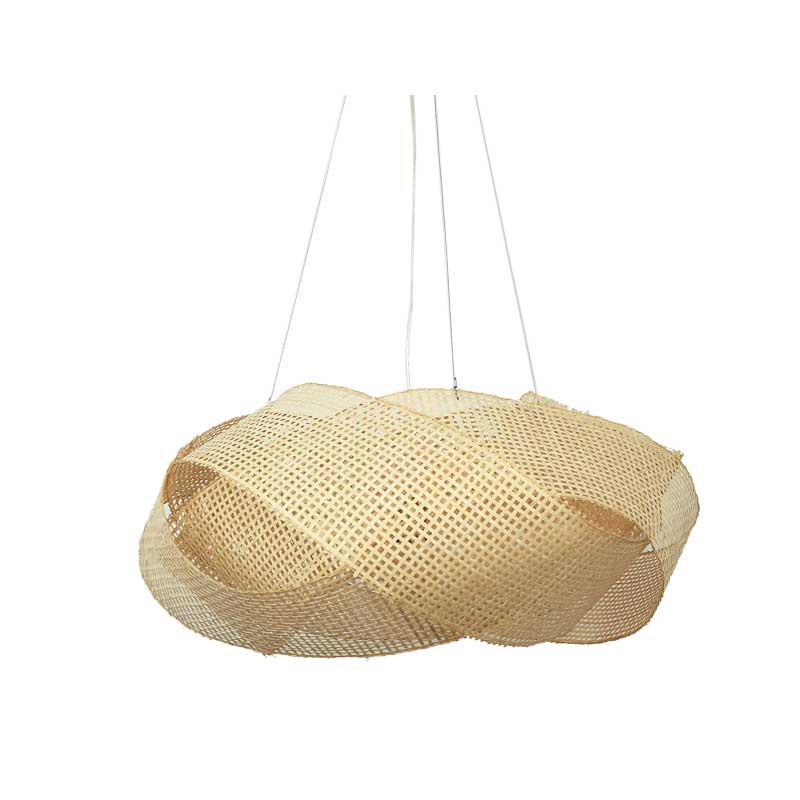 Creative personality bamboo woven chandelier art Chinese restaurant box lights