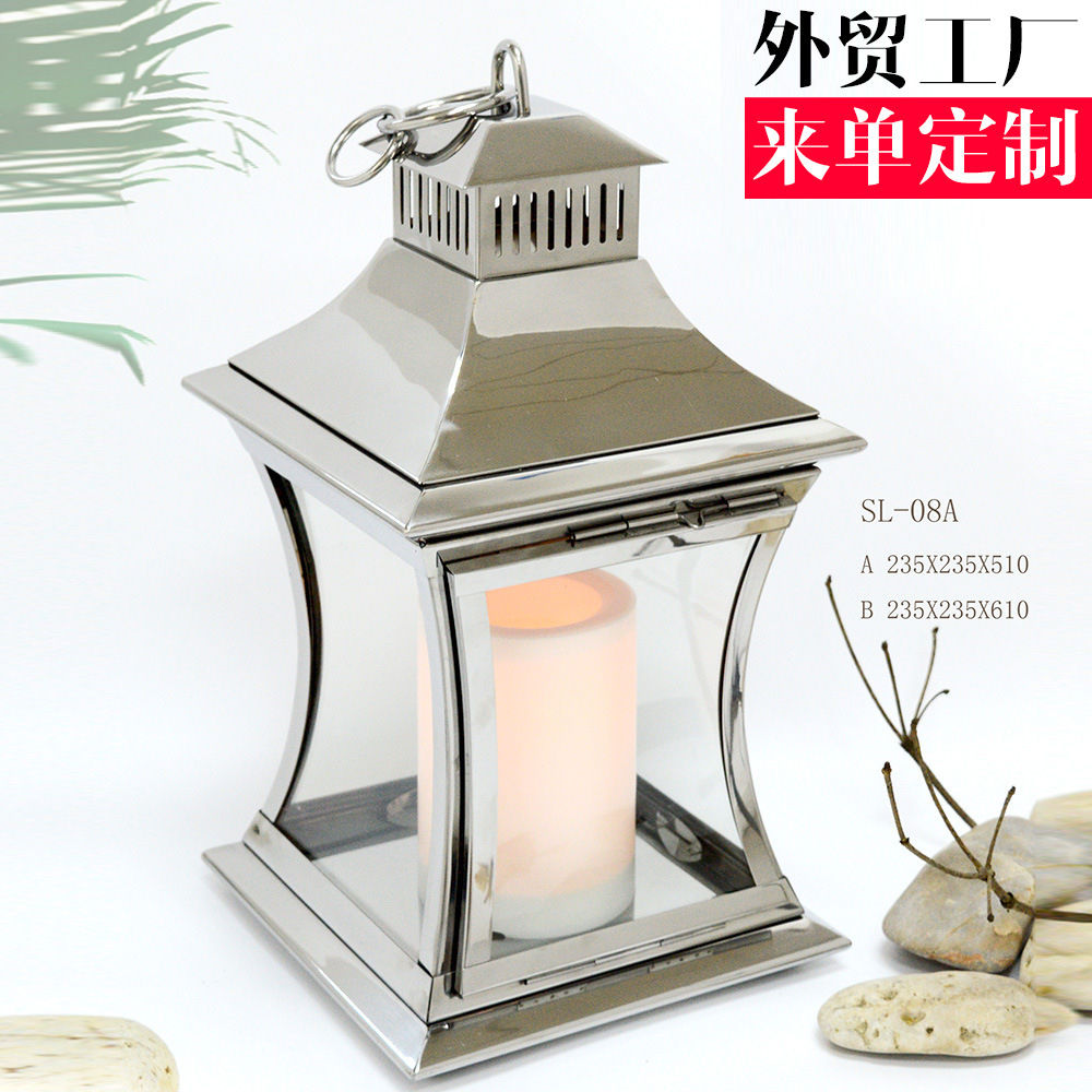Desktop decorative items, candlesticks, wedding mini wind lamps, atmosphere setting, candlesticks Specification image